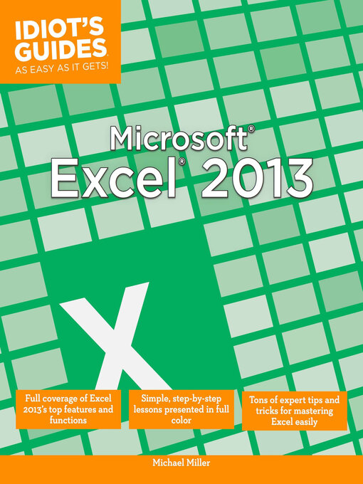Title details for Microsoft Excel 2013 by Michael Miller - Available
